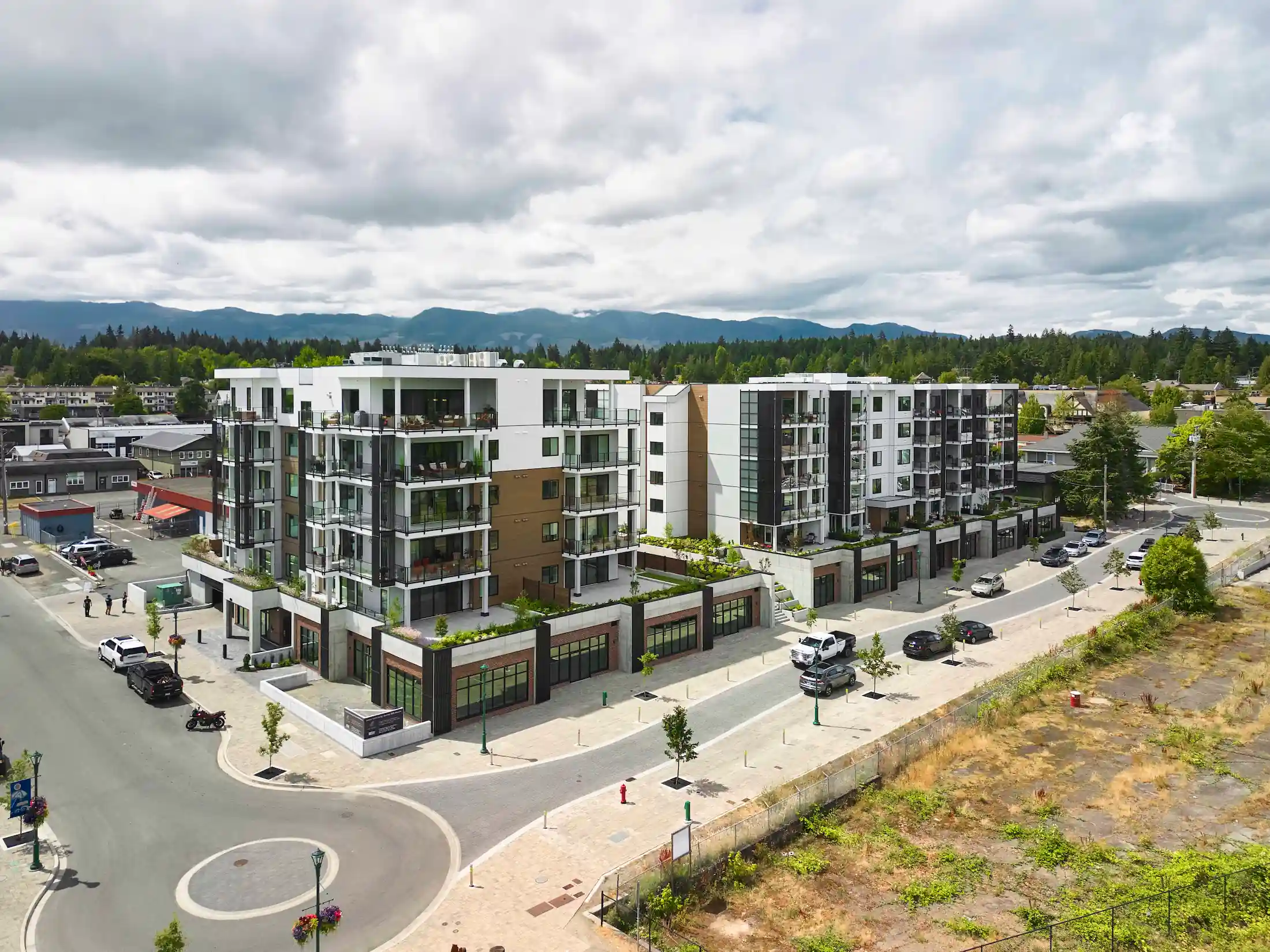 East Village Condo aerial view