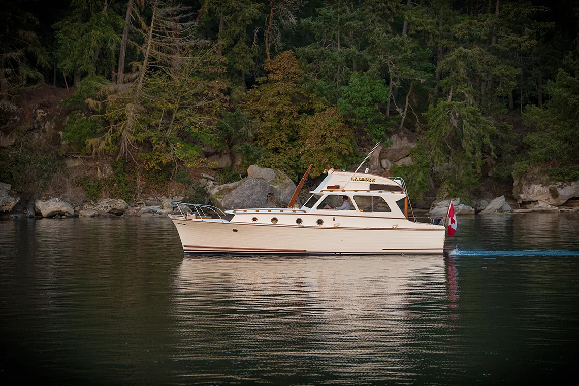 SS Minnow boat on BC lake