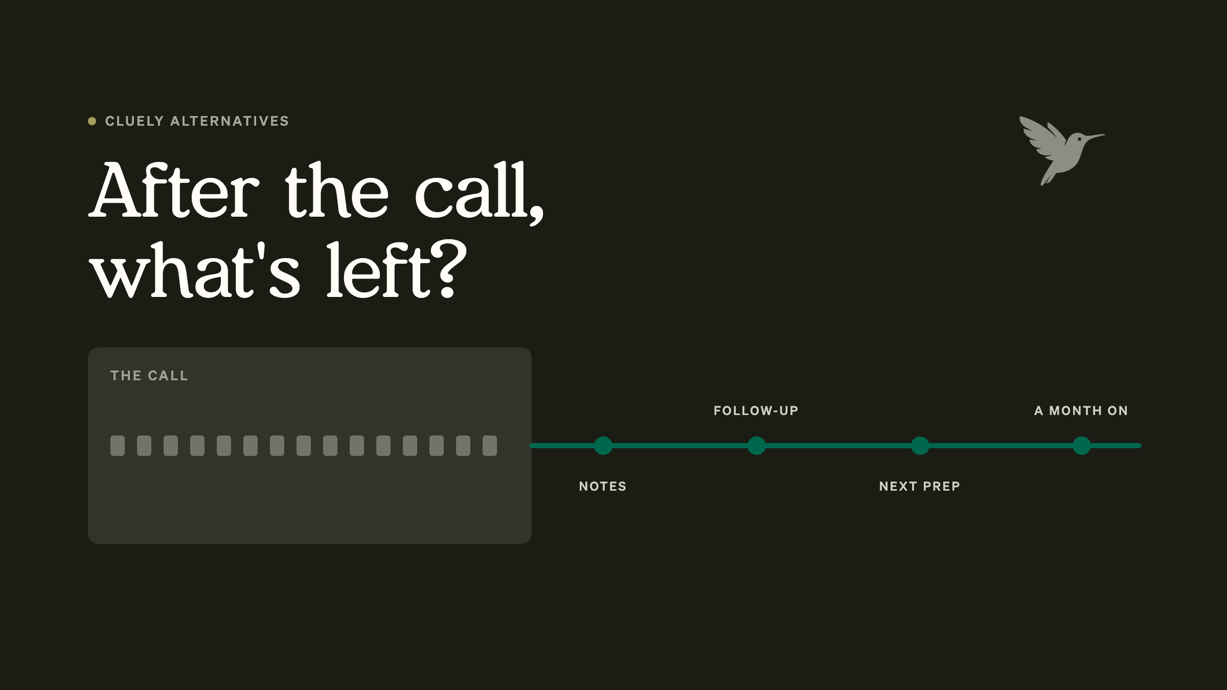 Cluely alternatives in 2026, for people who want help after the call too