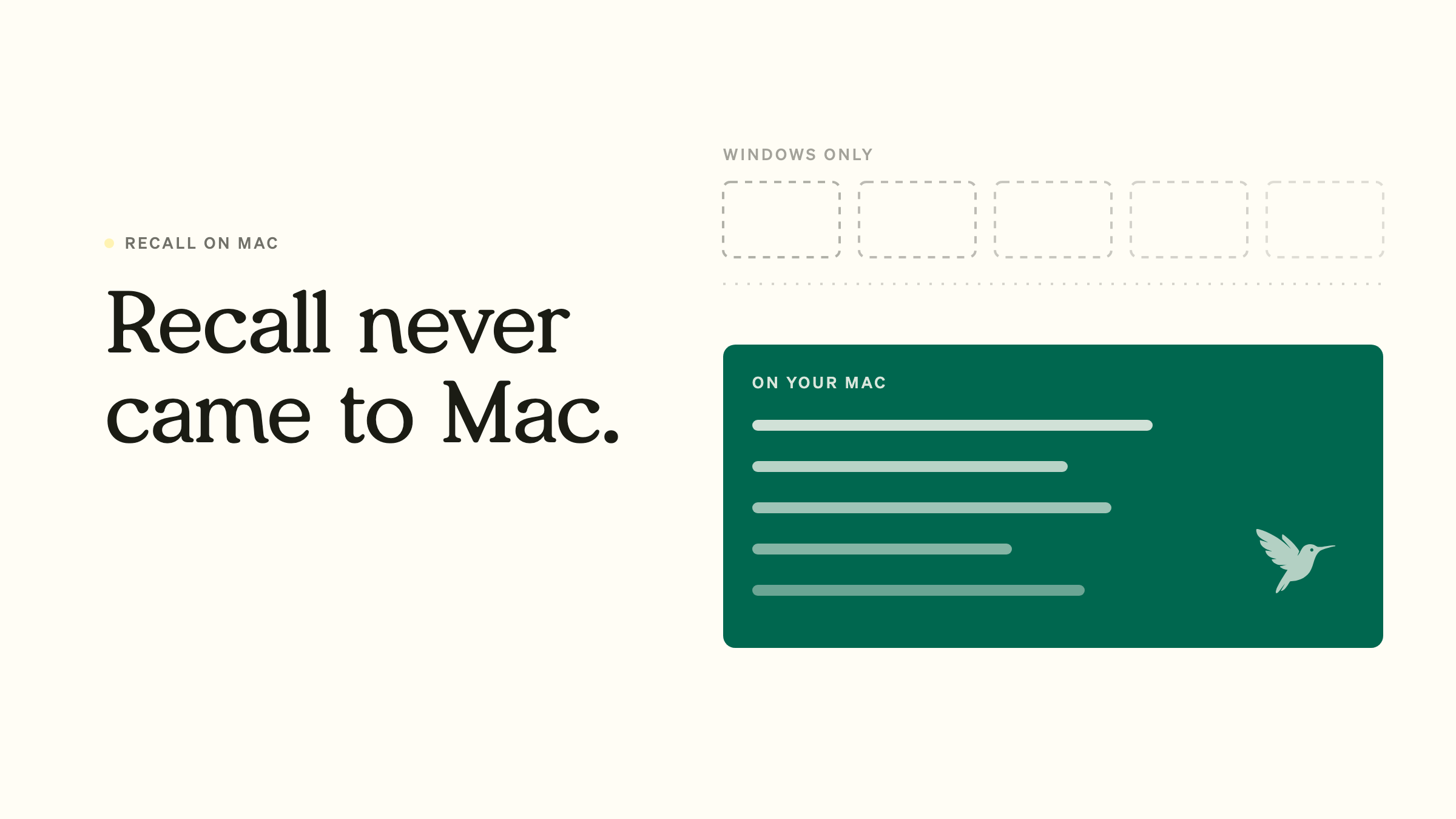 Is Microsoft Recall available on Mac? No. Here's what to use instead