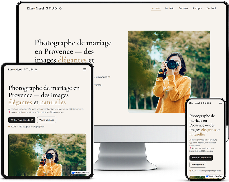 image d'exemple de création de site internet