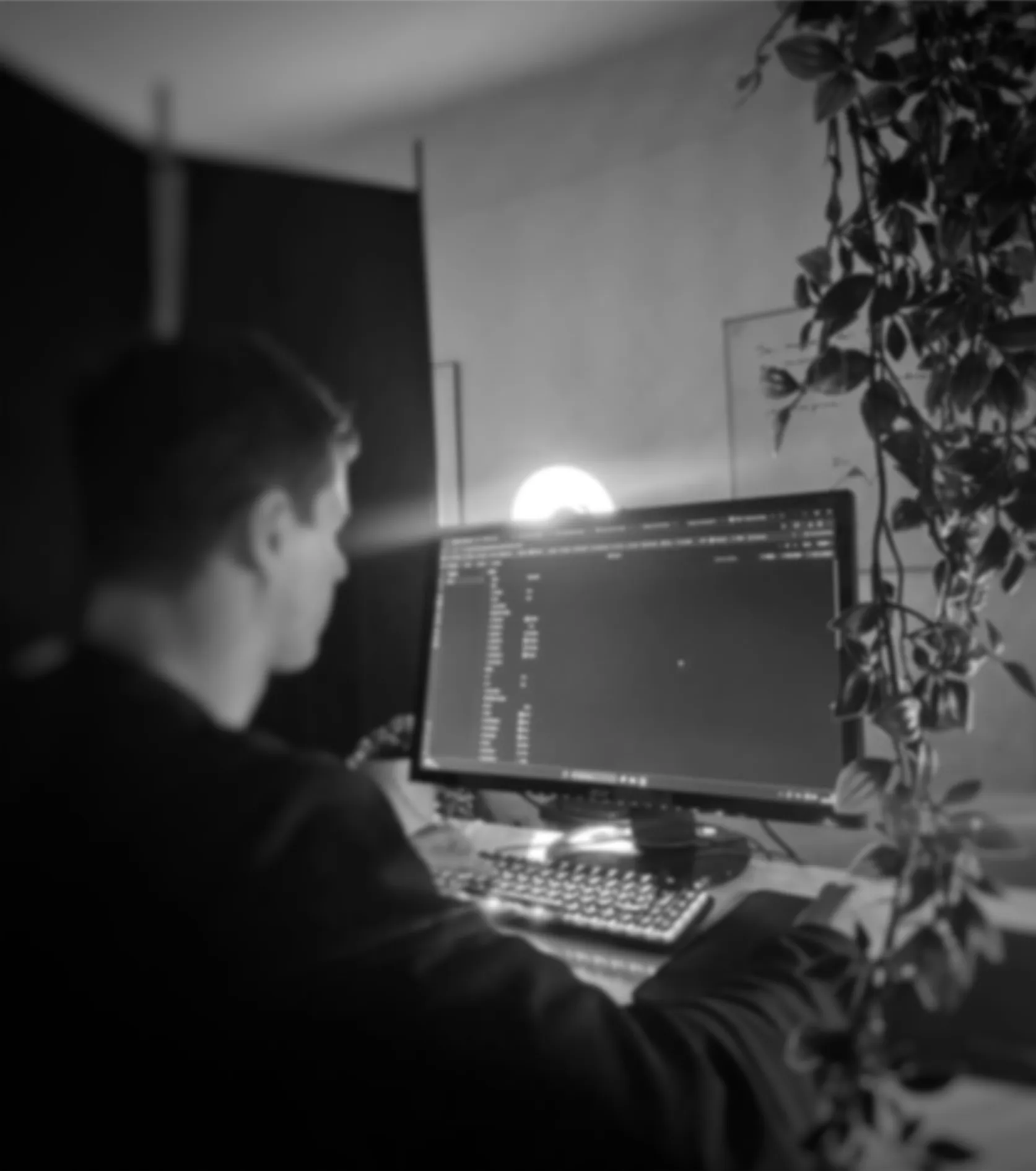 photo de moi-même en train de travailler