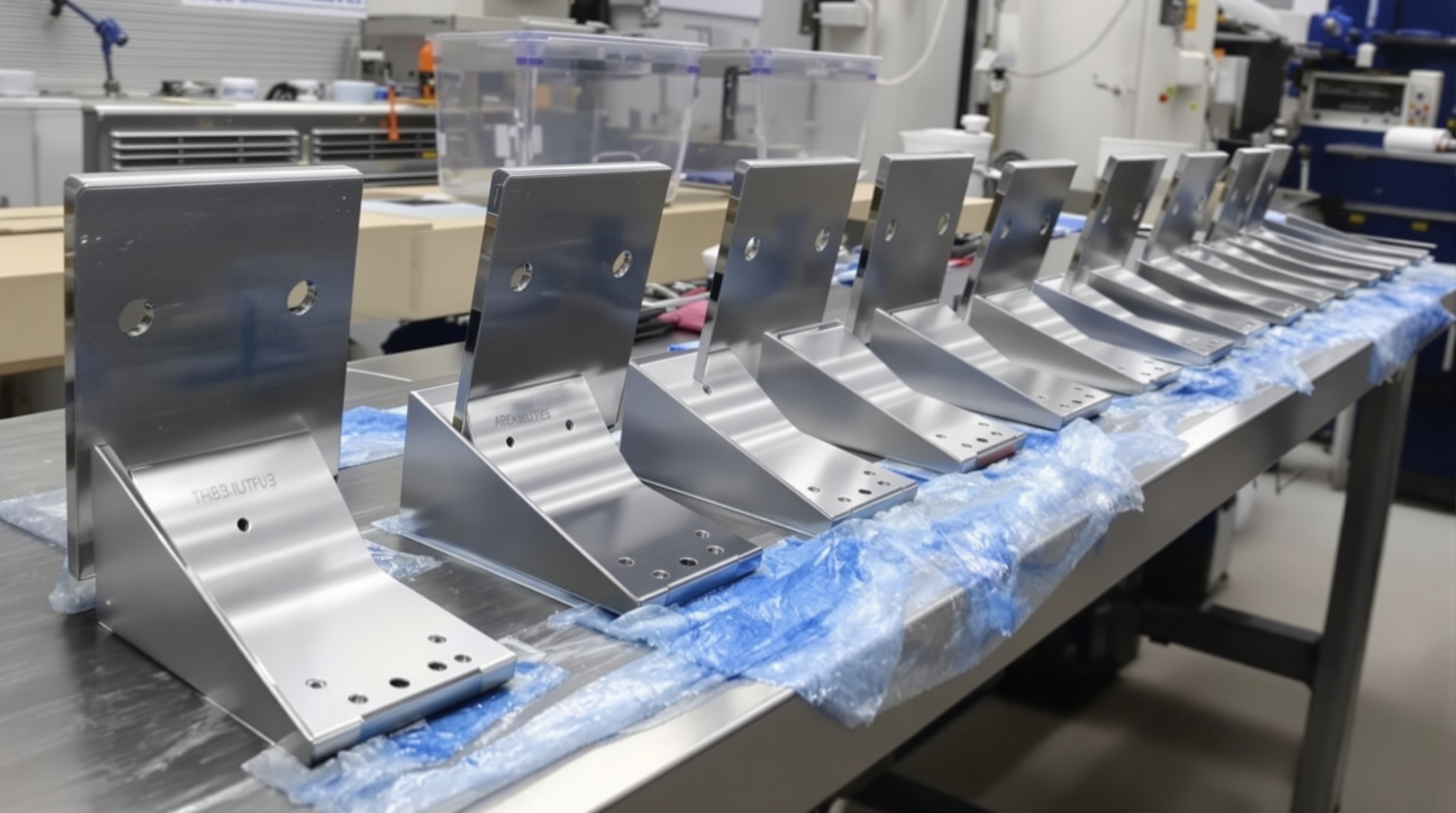 Production parts preparation for additive manufacturing coating