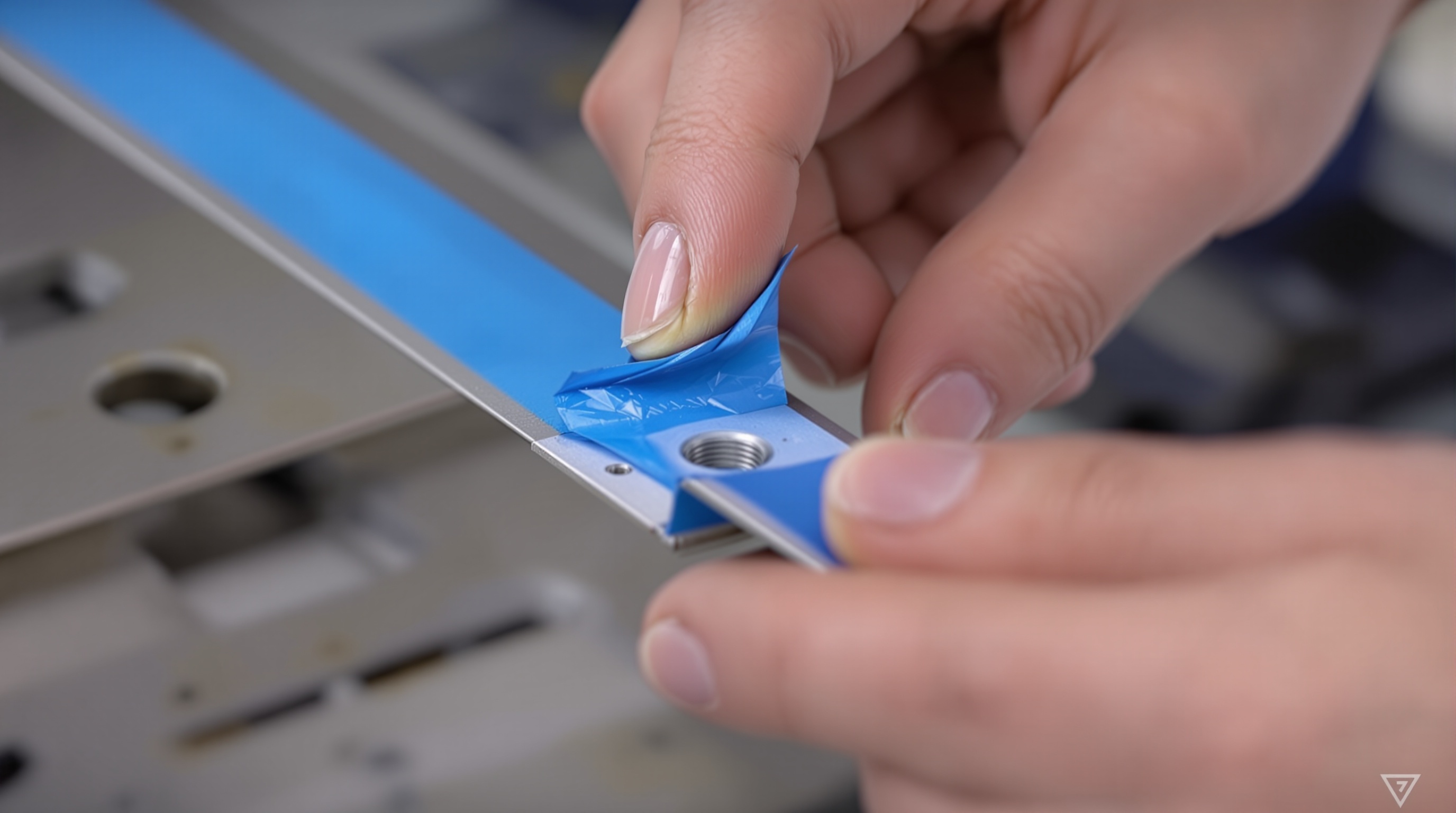 Precise masking application