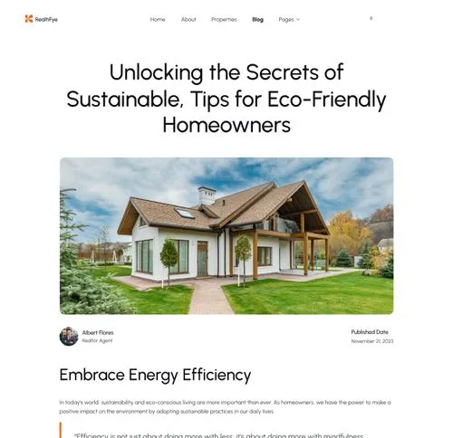 Coverpage page screenshot