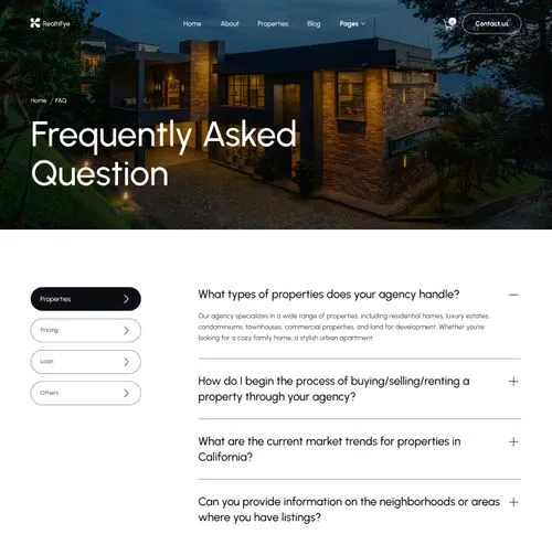 Coverpage page screenshot