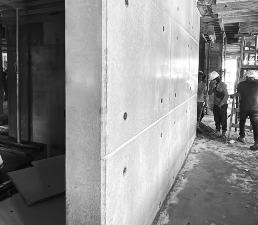 Architectural concrete construction detail | Amarilla