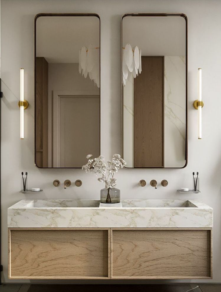 Custom vanity bathroom option