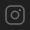 Black Instagram logo icon on transparent background.