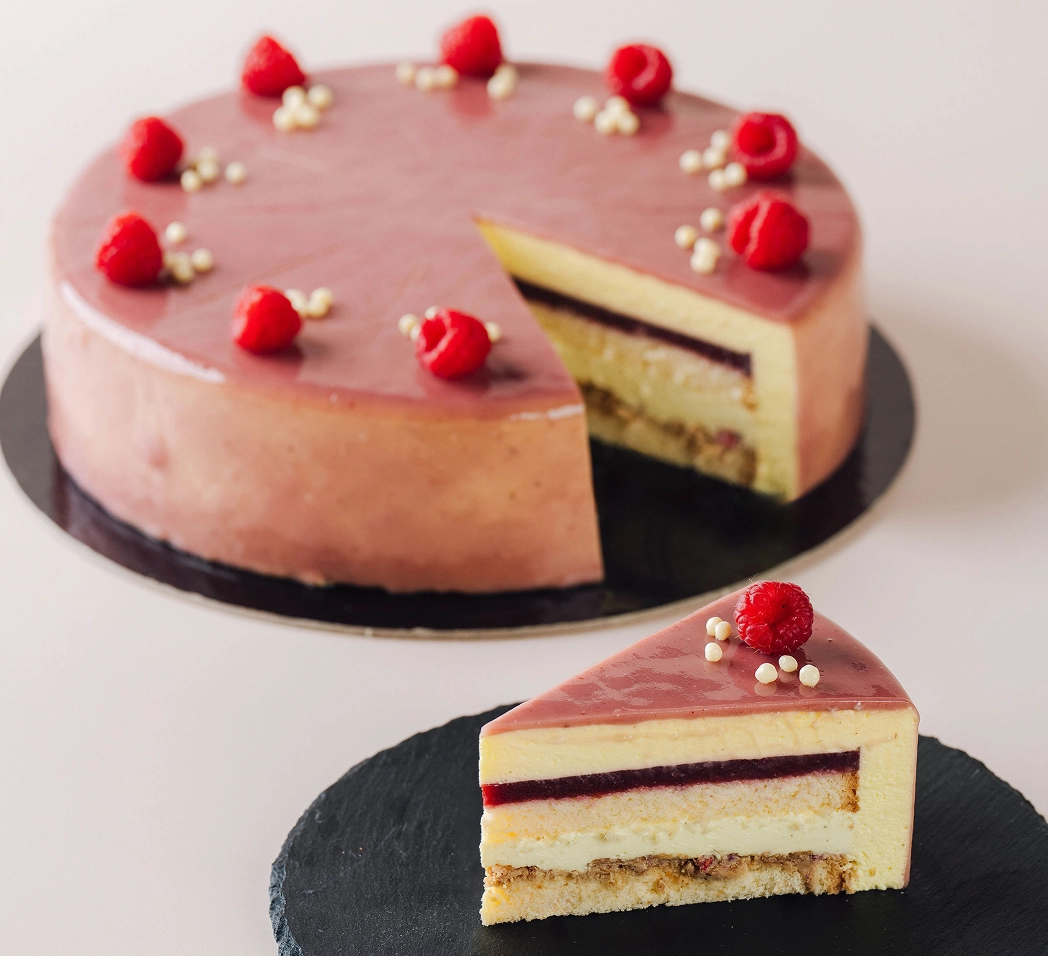 Torta vanilija malina