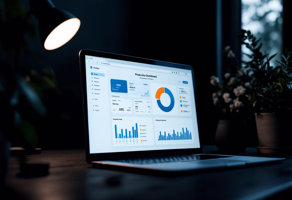 [interface] image of a dashboard interface (for a productivity tools business)