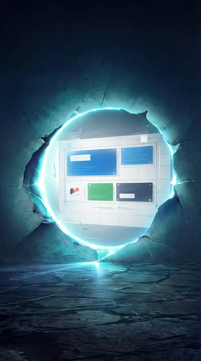 Prikaz UX/UI dizajna sajta na mobilnom uređaju