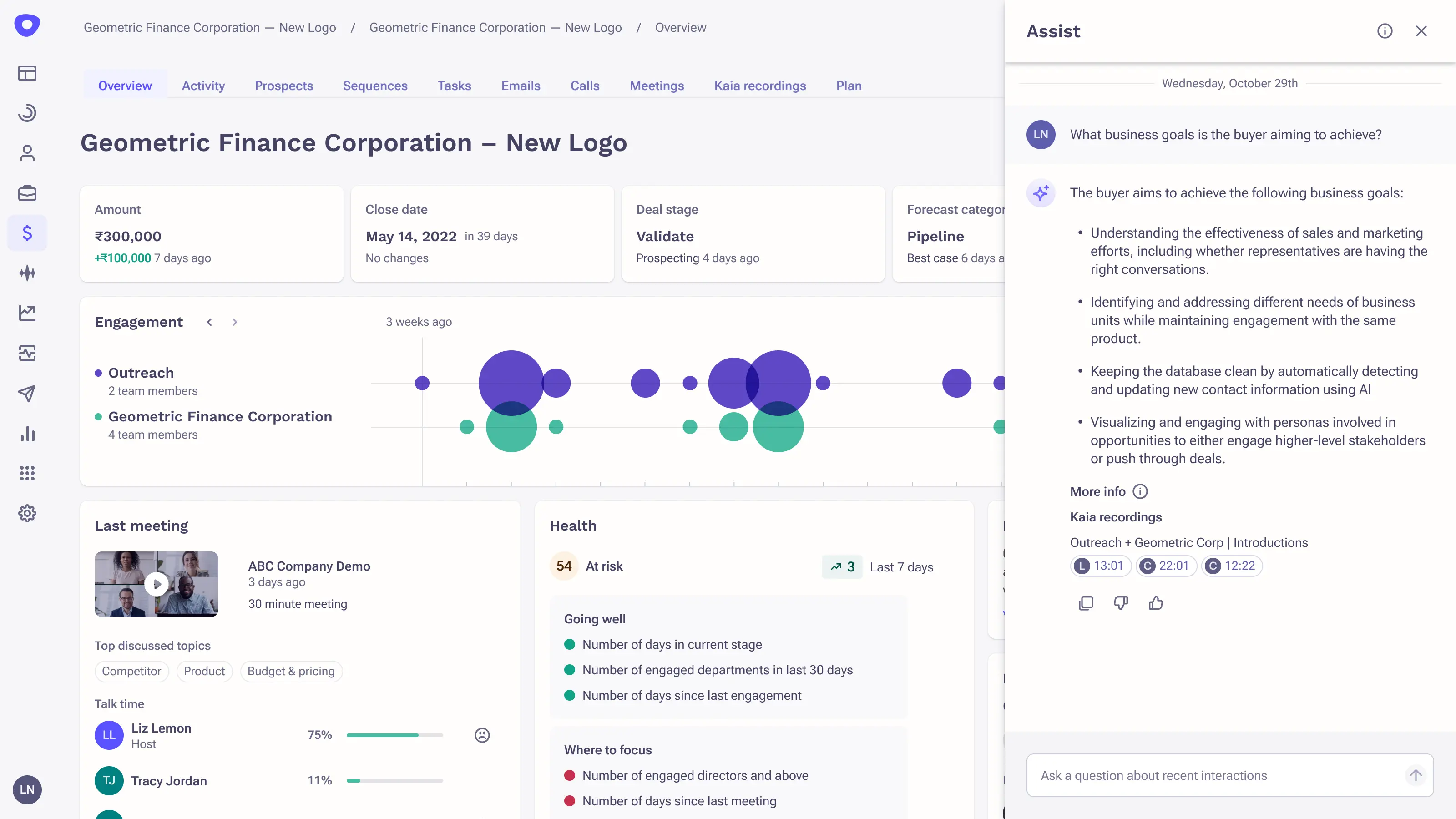 Outreach Deal Assist helps advance more deals to the next stage