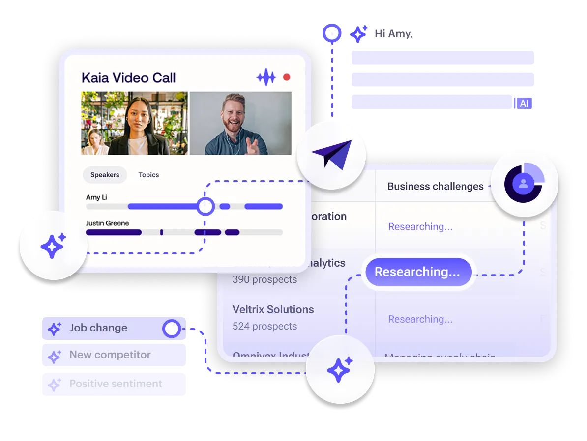 Outreach AI Agents act on behalf of the seller so teams can focus on closing deals.