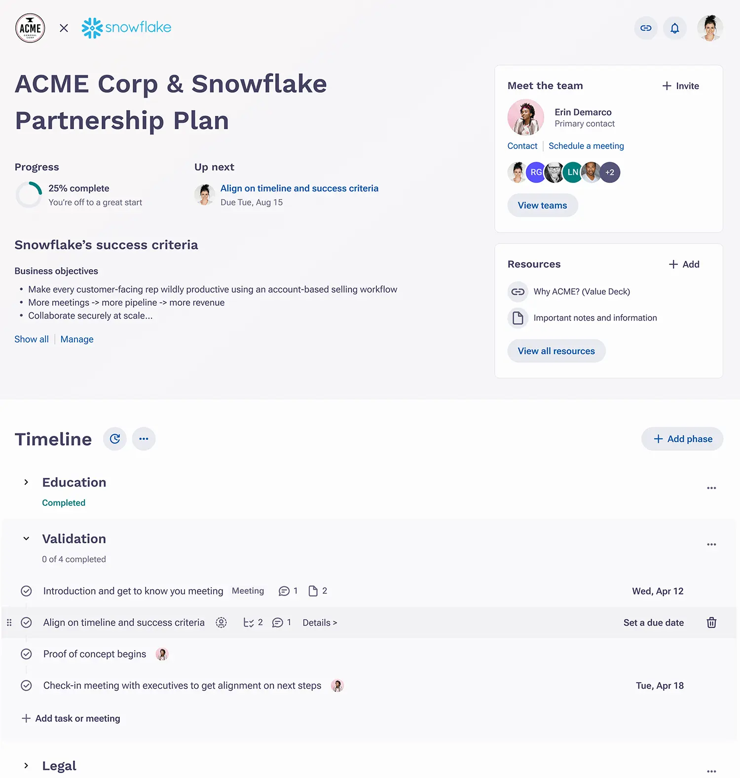 Outreach Success Plans