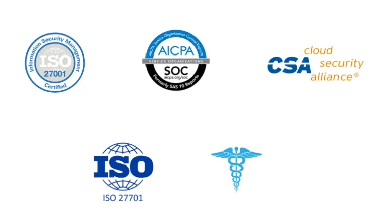 Outreach certifications for security, data privacy and compliance