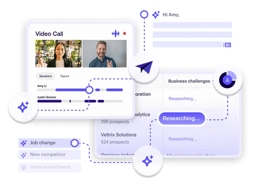 Outreach AI Agents act on behalf of the seller so teams can focus on closing deals.