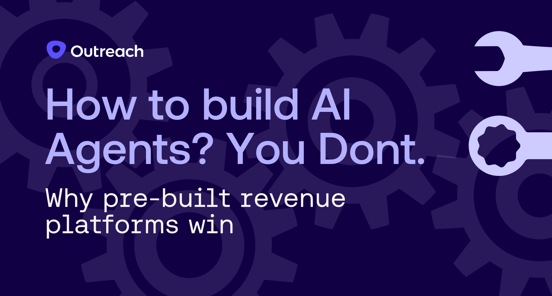 How to build AI agents? You don't. Why pre-built revenue platforms win