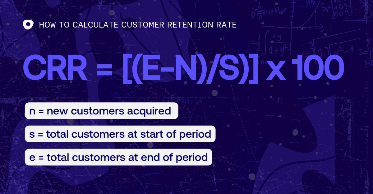 How to calculate customer retention rate
