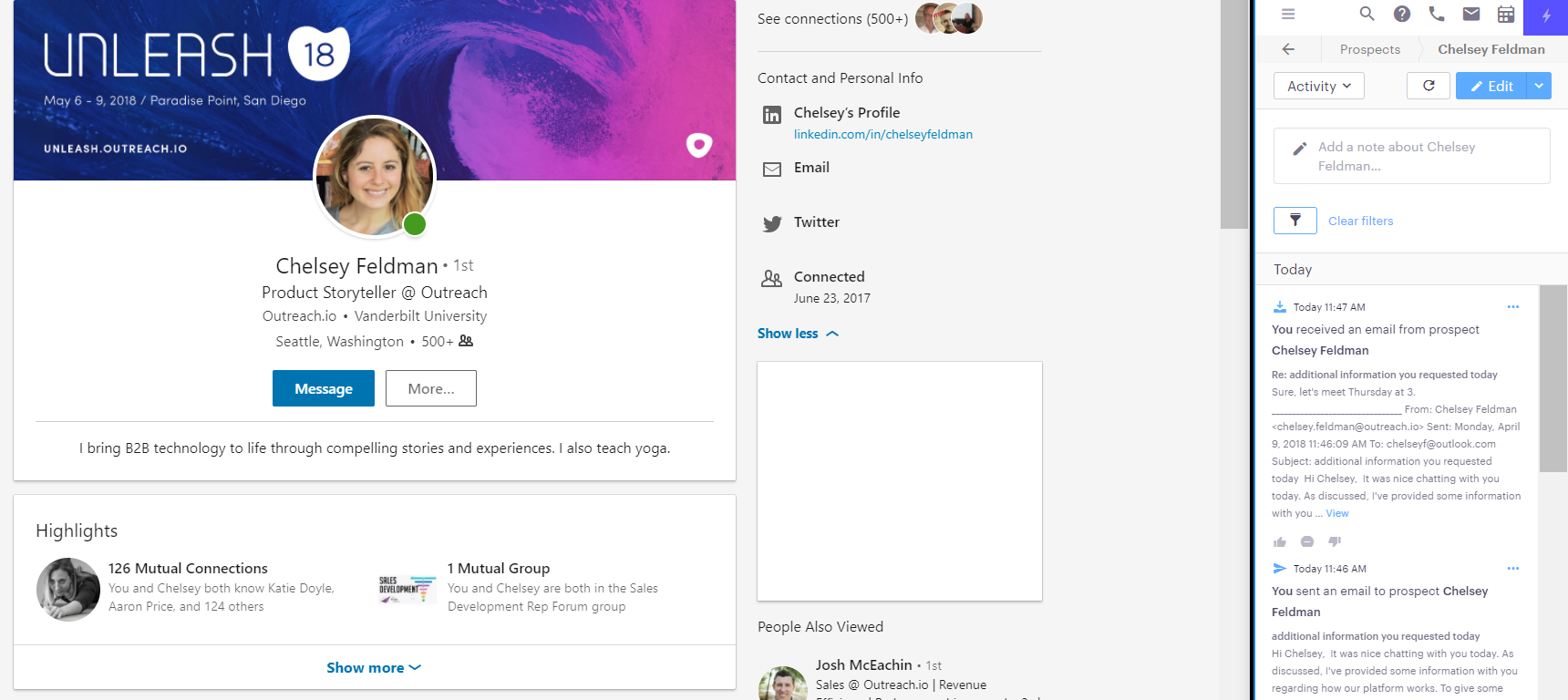 Activity feed window mode1