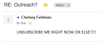 Unsubscribe reply blog