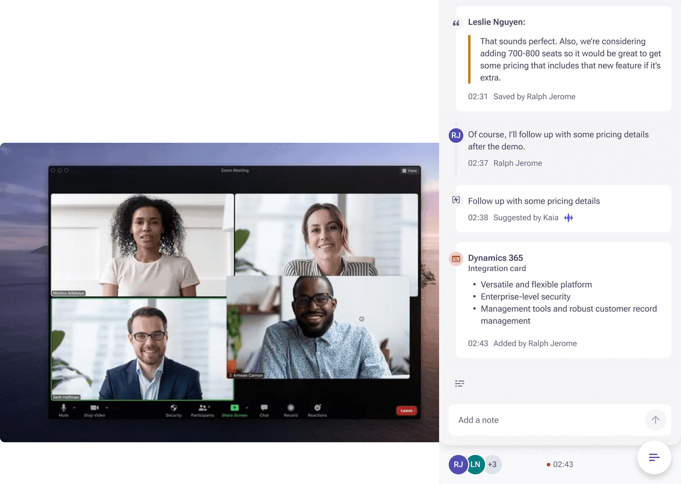 Content card example