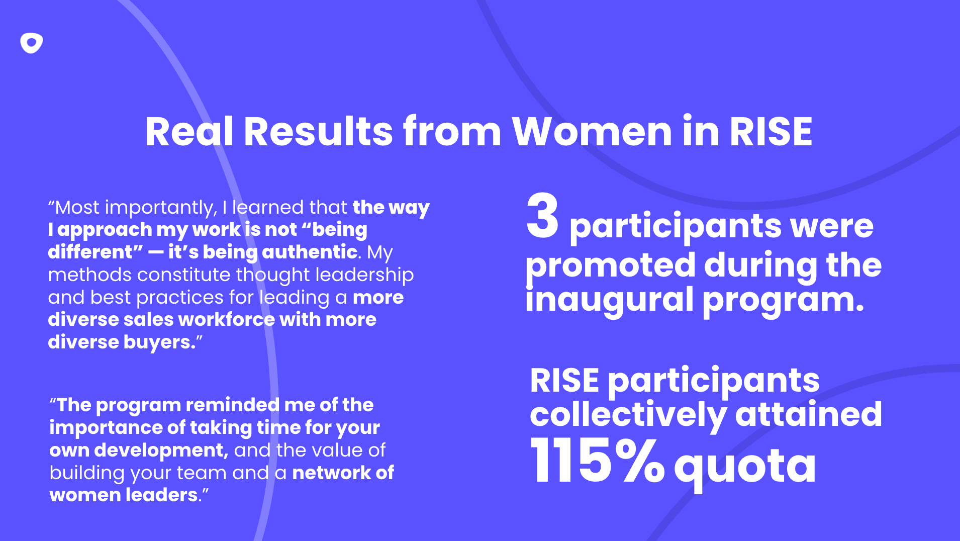 RISE Program Results Stats Quotes