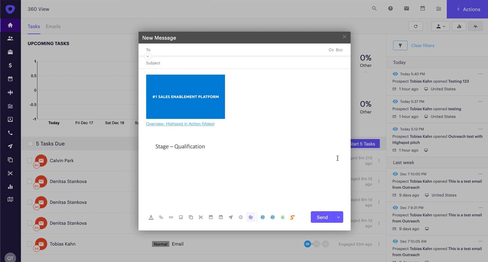 Increase your sales rep performance with Outreach's new Highspot integration