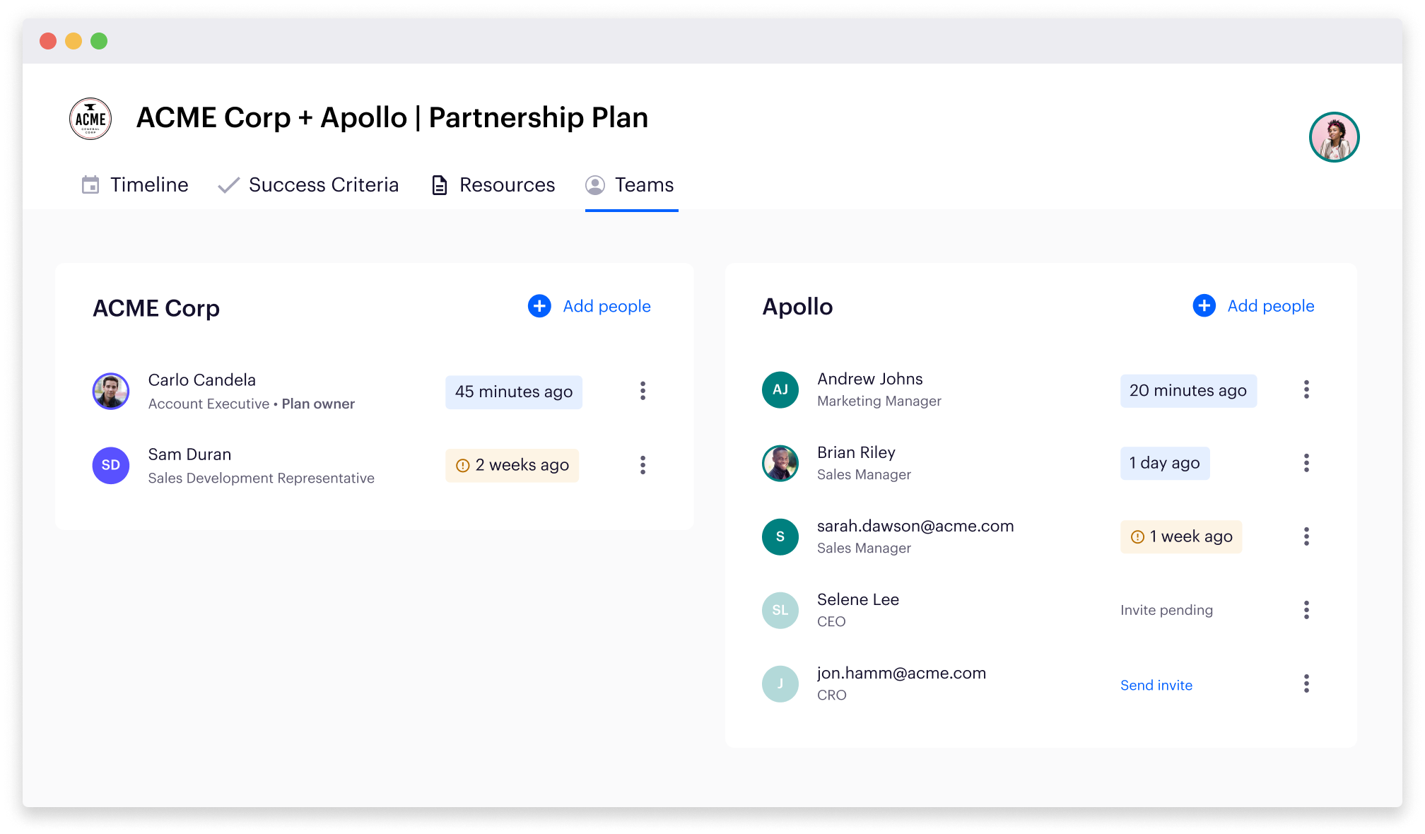 Teams image success plans