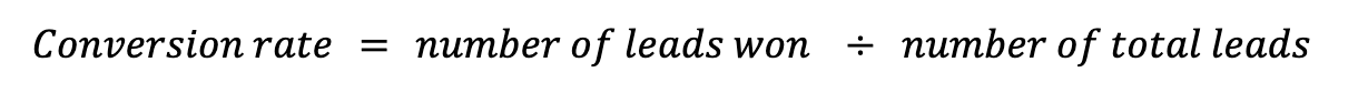 Conversion Rate Formula