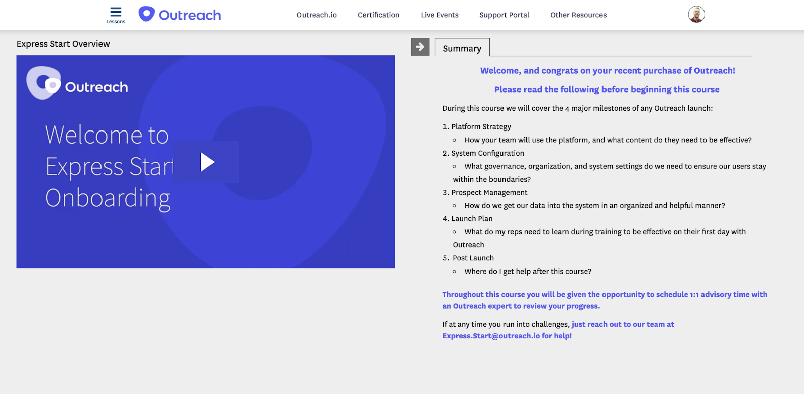Outreach university overview