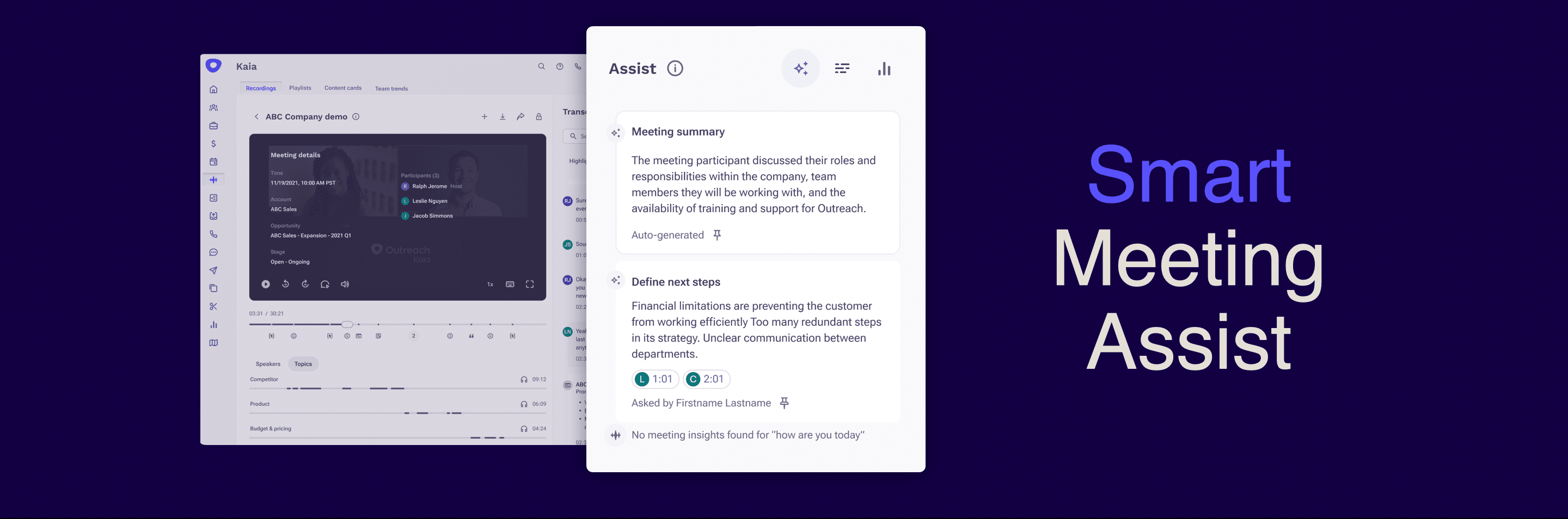 Smart Meeting Assist