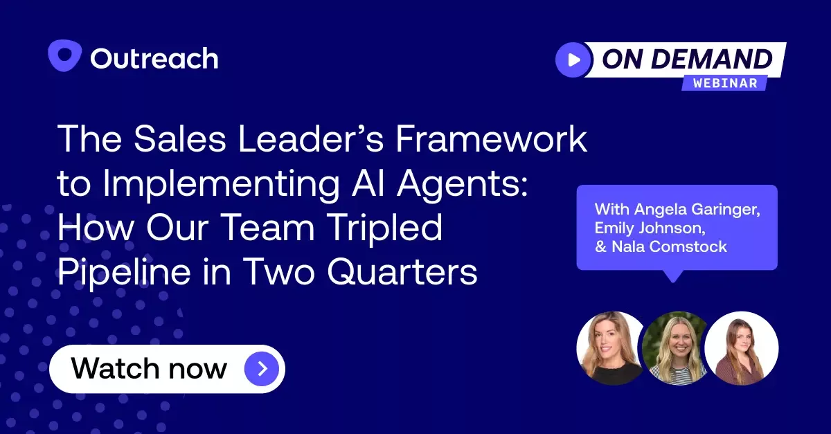 The Sales Leader's Framework to Implementing AI Agents