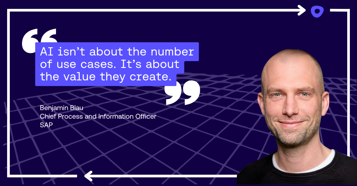 Benni Blau CIO SAP quote