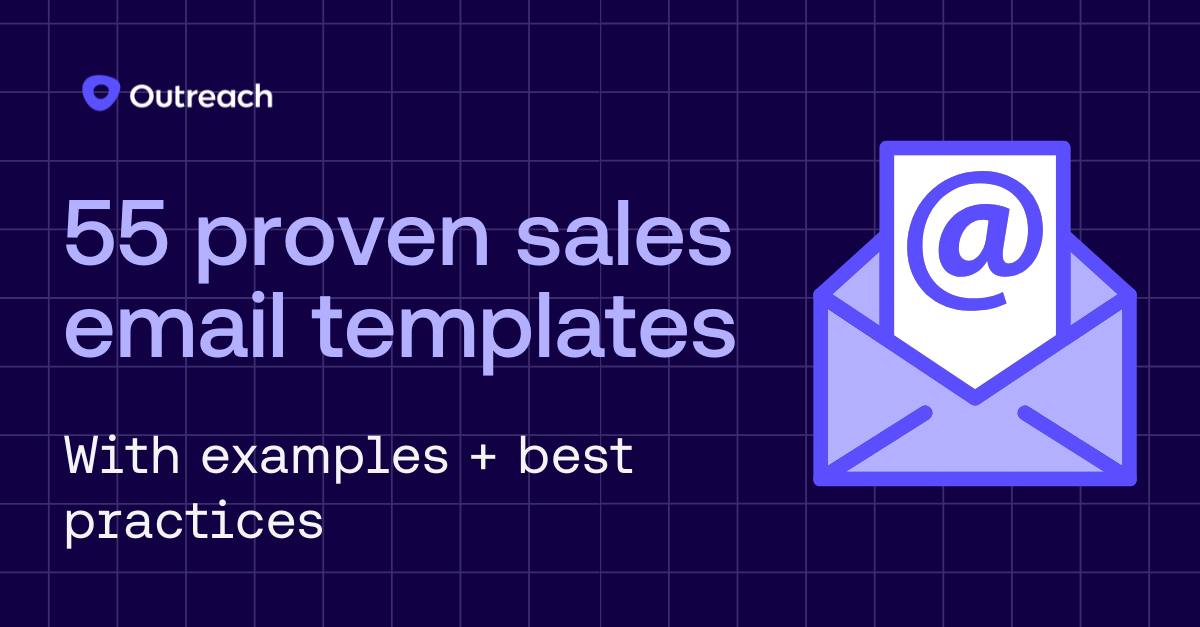 55 sales email templates for every stage of the sales process