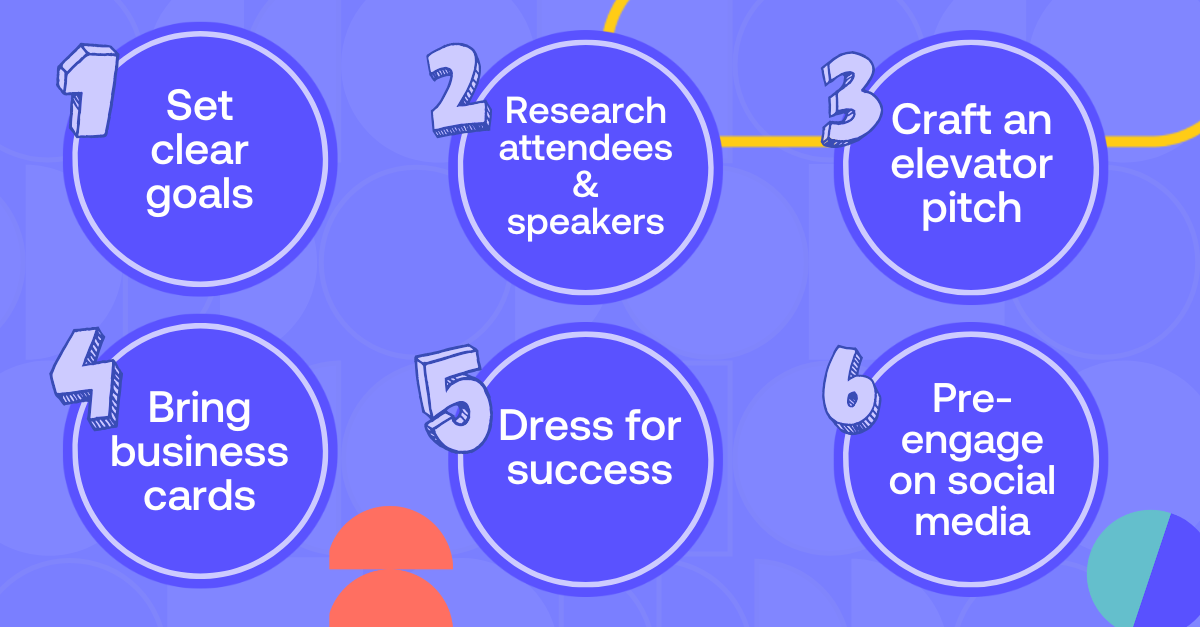 6 pre-event strategies