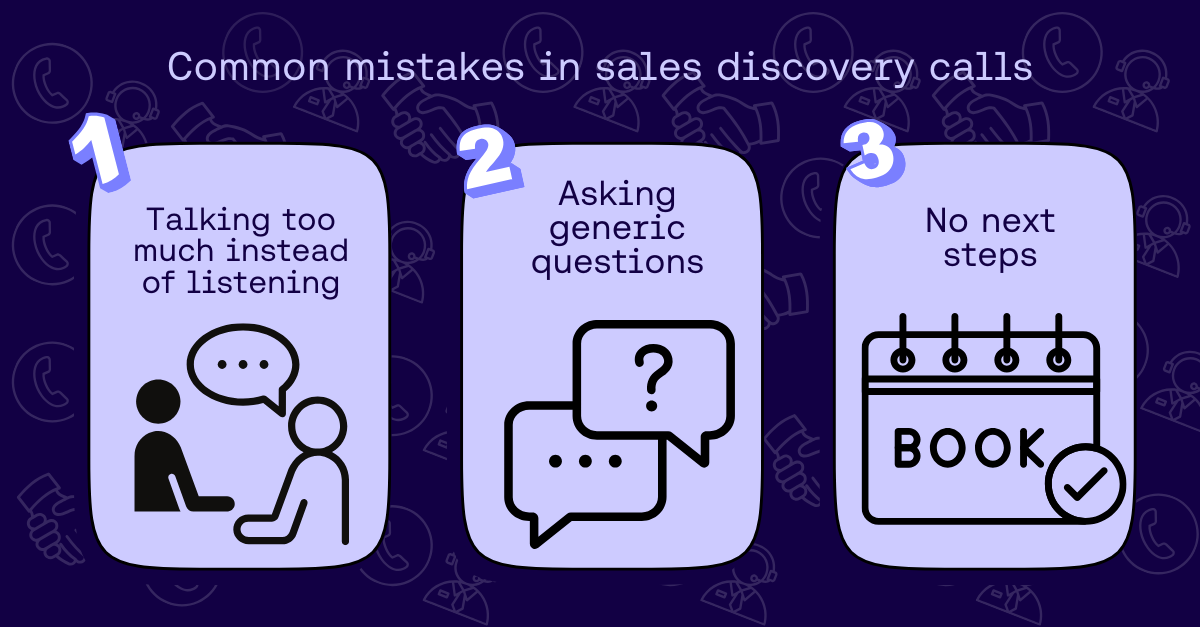 Common sales discovery mistakes
