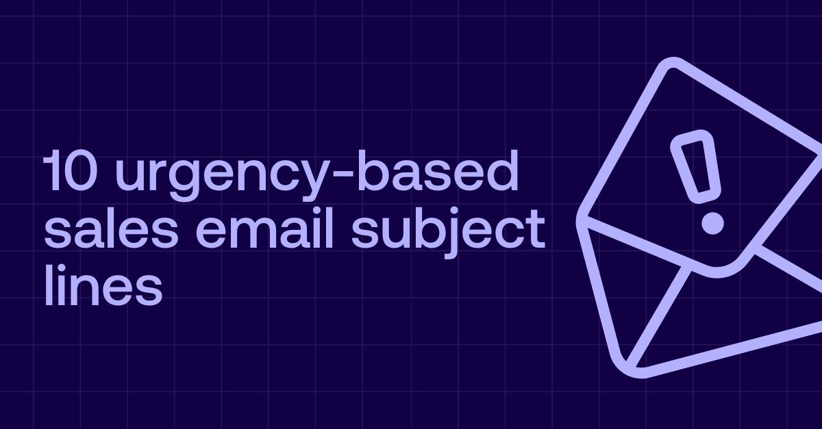 10 Urgency based sales email subject lines