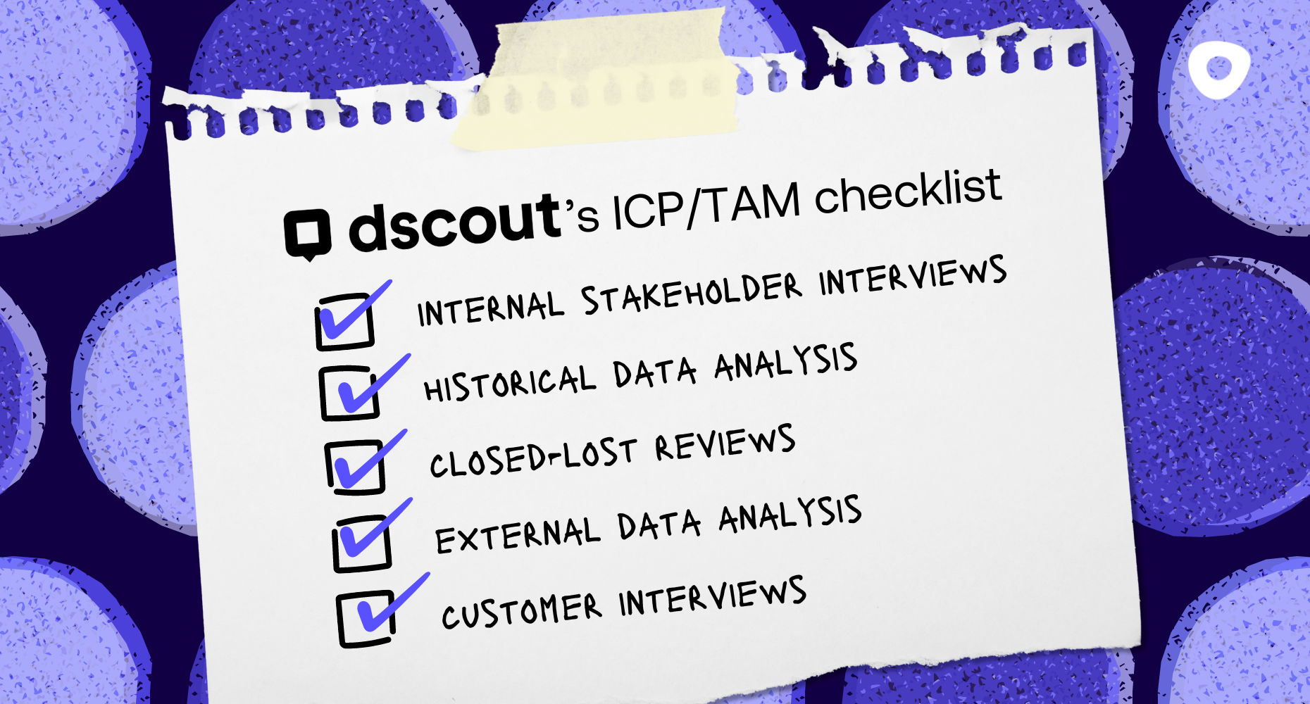 dscout checklist
