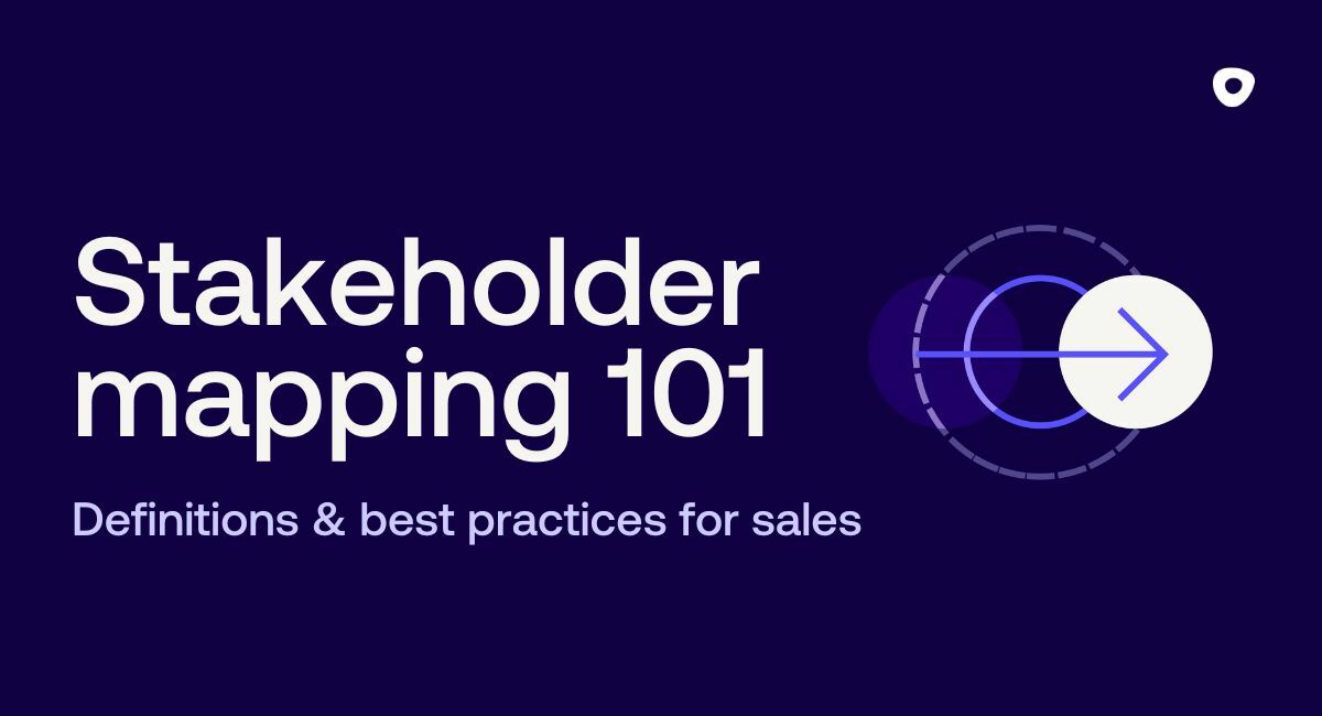 Stakeholder mapping for sales