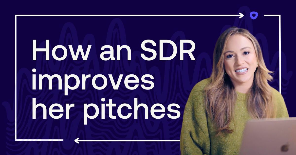 How an SDR uses Outreach to improve her pitches