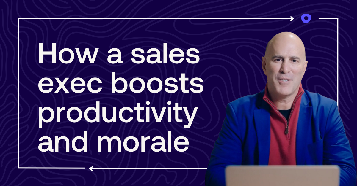 How a sales executive improves productivity and morale with Outreach