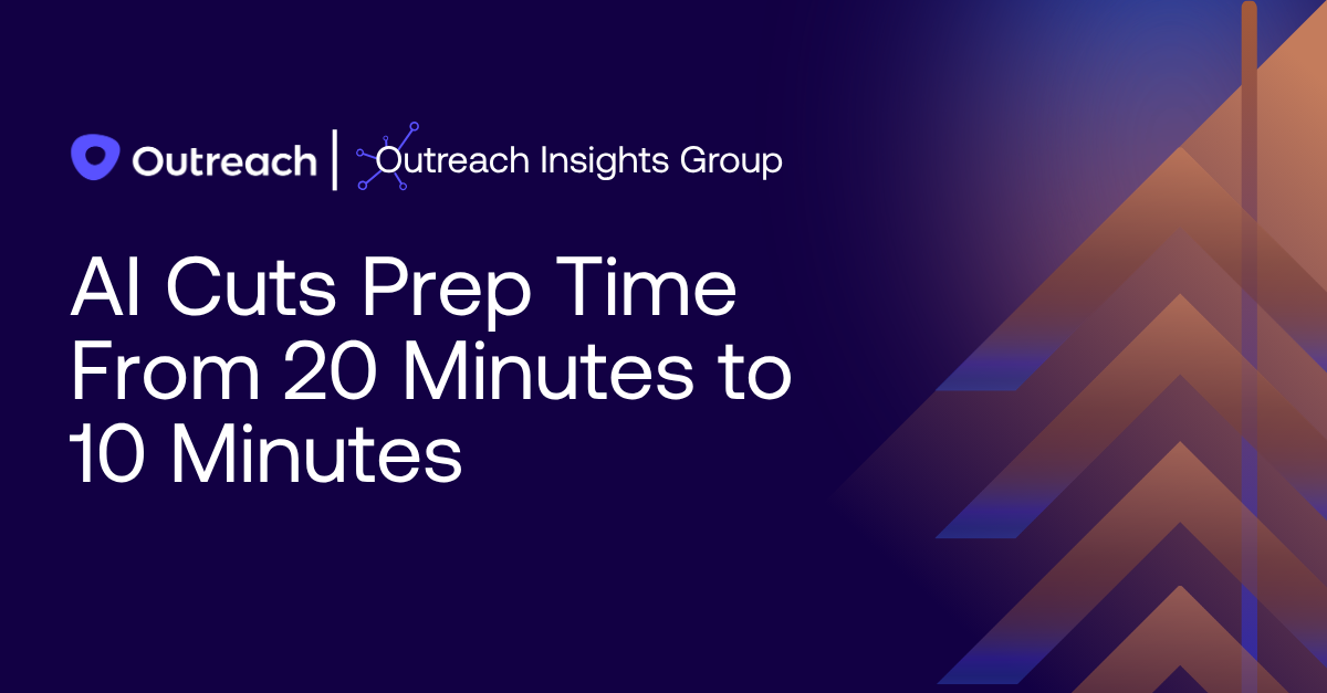 AI Cuts Prep Time from 20 minutes to 10 minutes 