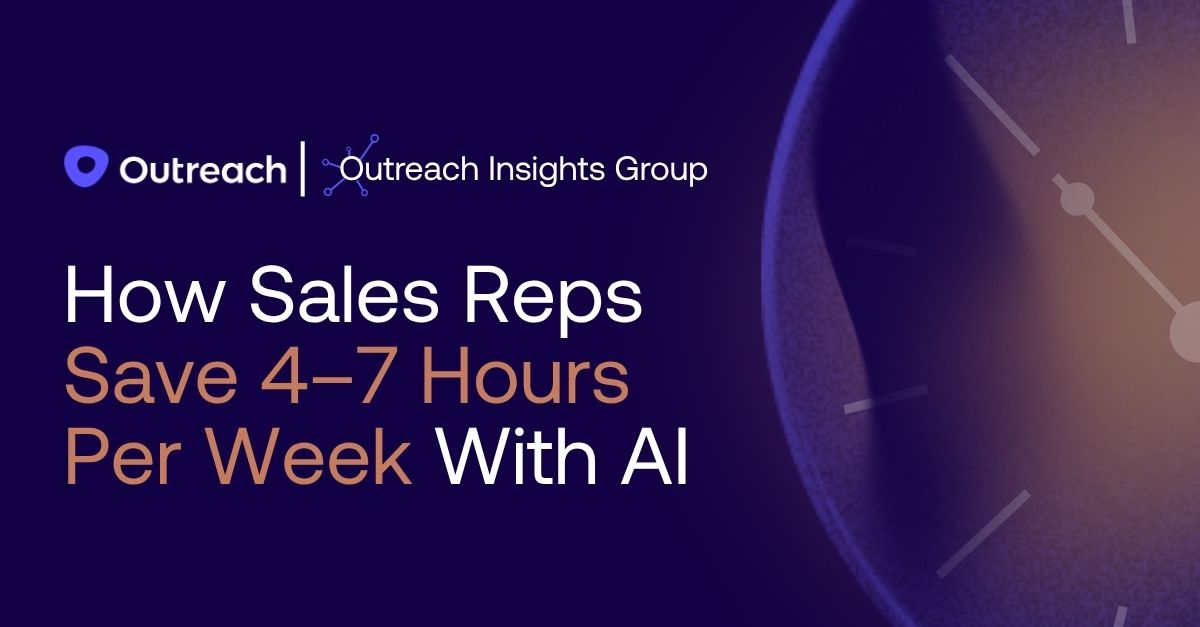 How sales reps save 4–7 hours per week with AI
