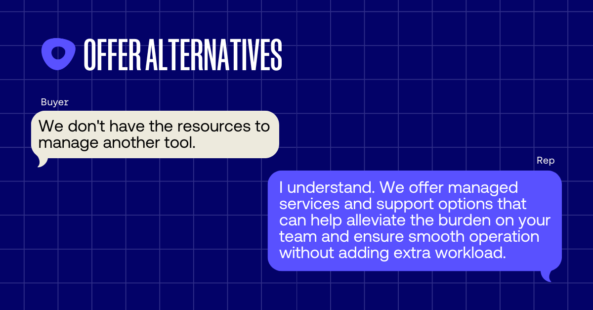 Objections alternatives