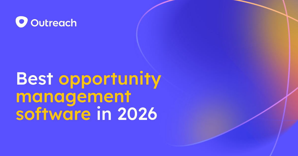Best opportunity management software for sales teams in 2026