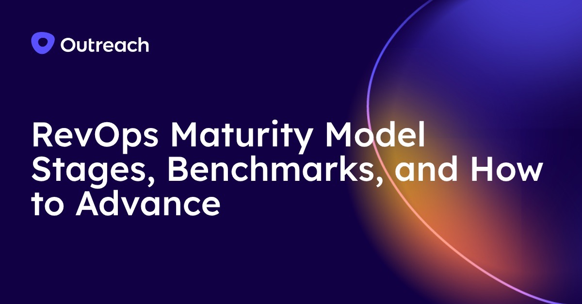 RevOps maturity model stages, benchmarks, and how to advance 