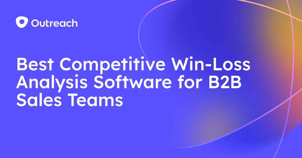 Best competitive win-loss analysis software for B2B sales teams