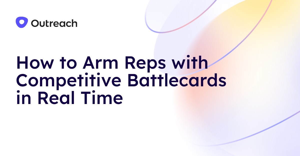 How to arm reps with competitive battlecards in real time