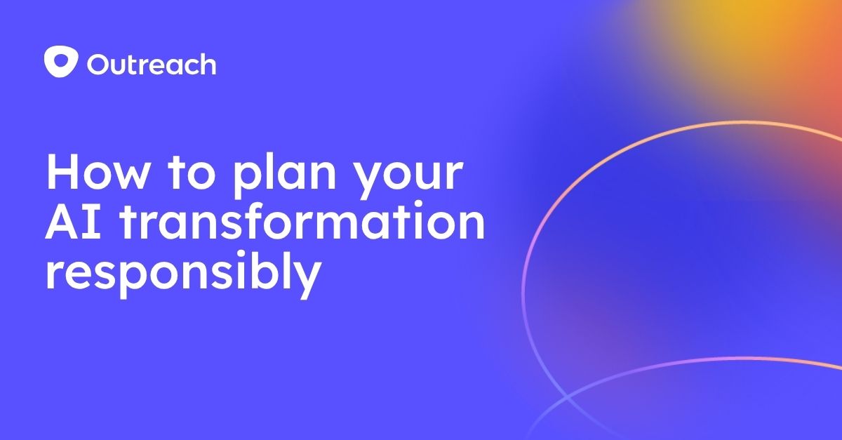 How to plan your AI transformation responsibly